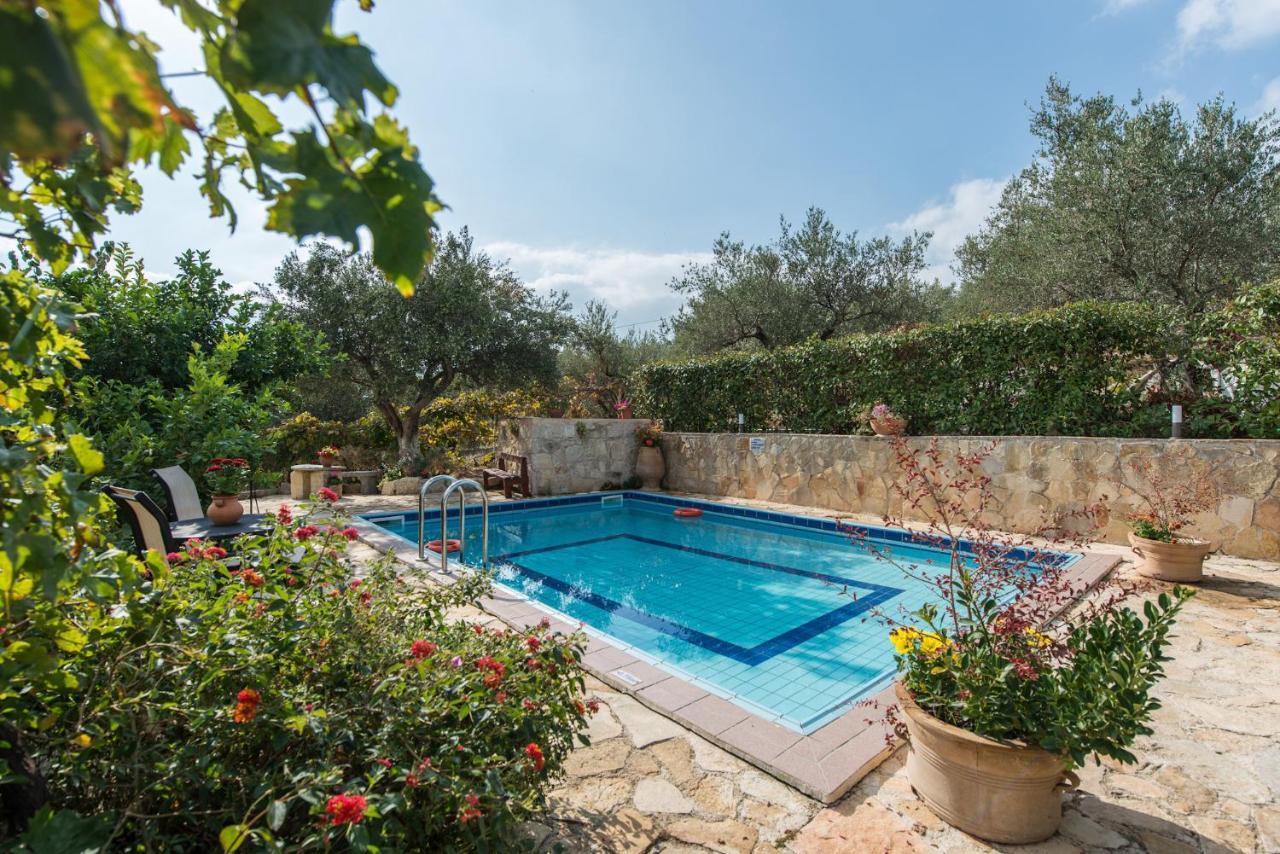 Villa Toula With Pool Nr Armeni Crete Makhairoi Luaran gambar
