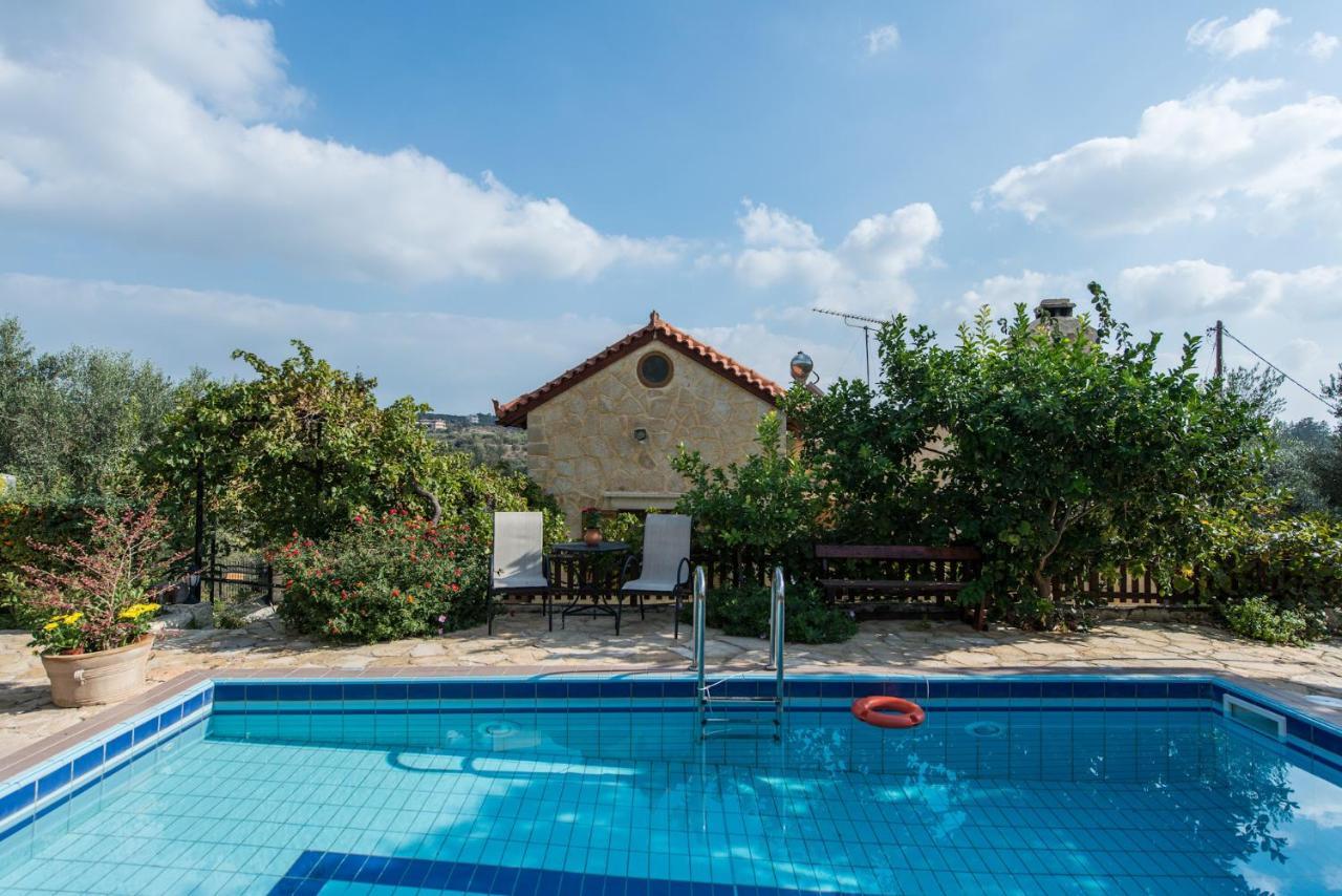 Villa Toula With Pool Nr Armeni Crete Makhairoi Luaran gambar