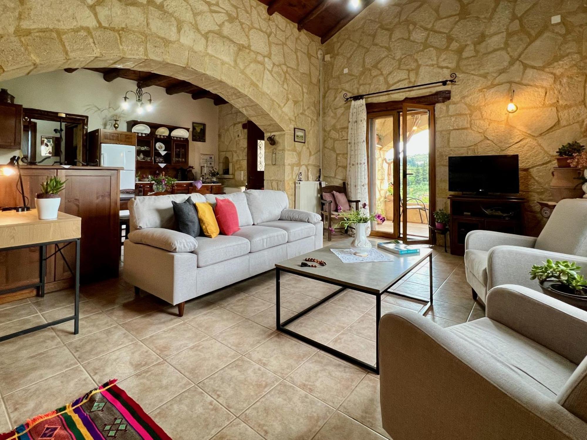 Villa Toula With Pool Nr Armeni Crete Makhairoi Luaran gambar